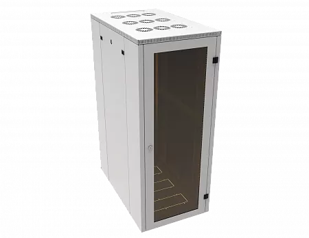 Шкаф телекоммуникационный напольный МИКсистем 19" серия ECO-L 30U 600*1000 дверь стекло серый