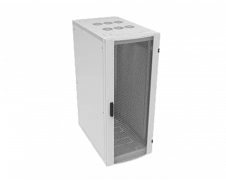 Шкаф телекоммуникационный напольный МИКсистем серия ECO+ 19" 30U 600*1000  дверь перфорация серый