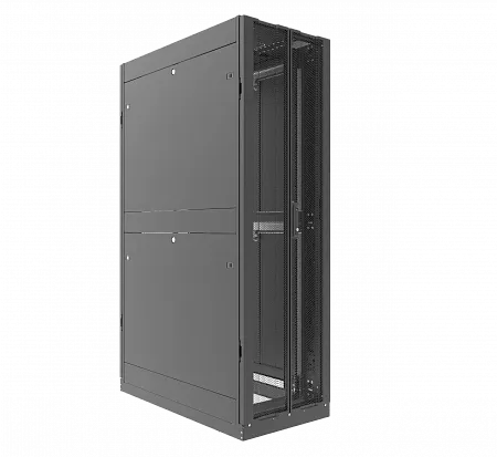 Шкаф напольный серверный МИКсистем серия PRO 19" 47U 600x1200 перфорация 2 створки/перфорация 2 створки