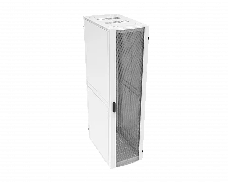 Шкаф телекоммуникационный напольный МИКсистем серия ECO+ 19" 42U 600*1200 дверь перфорация/перфорация 2 створки серый