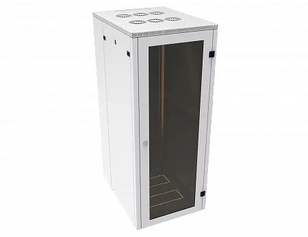Шкаф телекоммуникационный напольный МИКсистем 19" серия ECO-L 30U 600*800 дверь стекло серый
