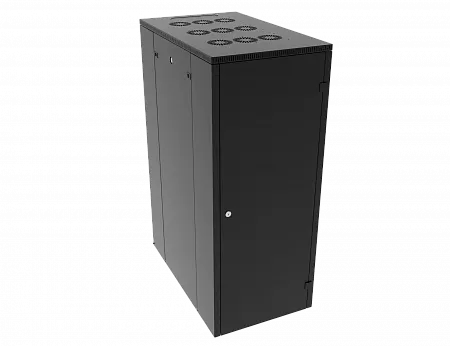 Шкаф телекоммуникационный напольный МИКсистем 19" серия ECO-L 30U 600*1000 дверь металл черный